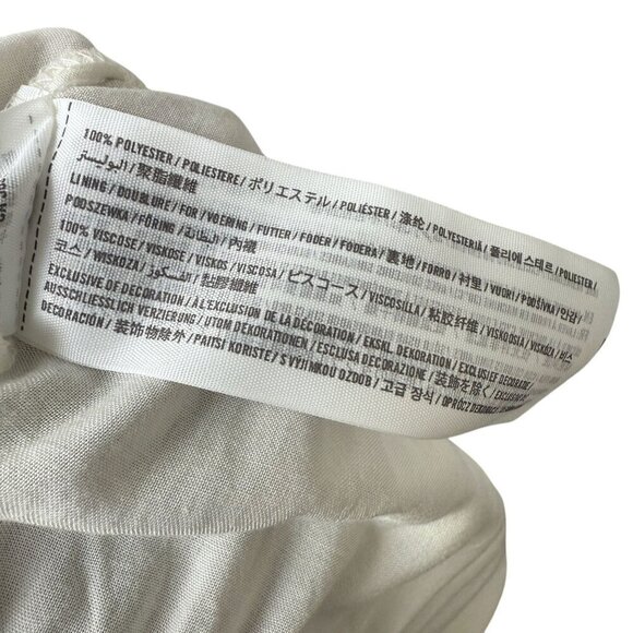 Abercrombie & Fitch Maxi Skirt Small Gray Snakeprint Chiffon Elastic Waist Flowy - Picture 7 of 7